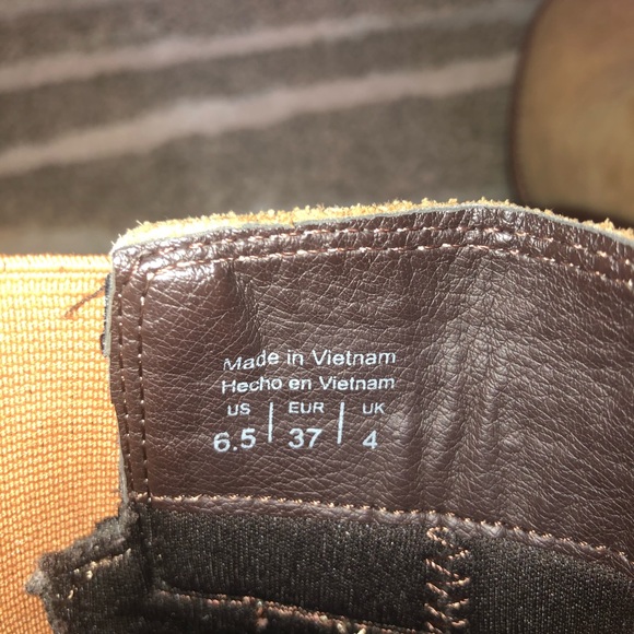 ALDO Tan Block Heel Booties  Size 6.5 - Picture 11 of 11